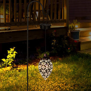 Outdoor waterproof solar hollow lamp