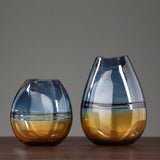 Gradient Light Luxury Glass Modern Minimalist Vase