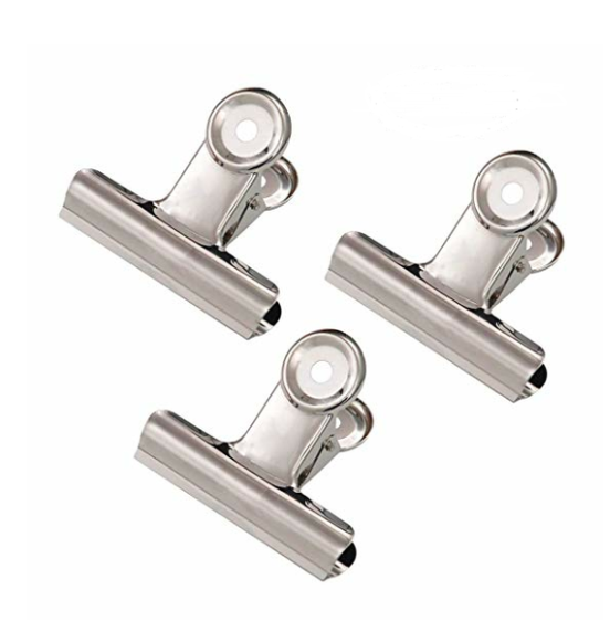Office supplies Stainless steel strong round steel clip 31mm long invoice clip