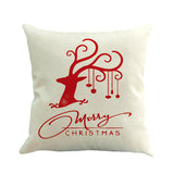 Christmas series linen pillowcase