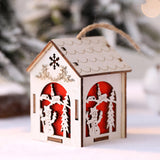 Christmas ornaments cabin