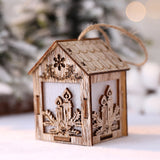 Christmas ornaments cabin