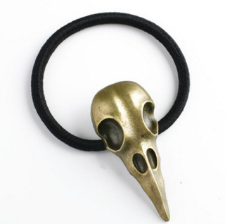 European and American accessories punk solid metal bone skull skull skull hair rings