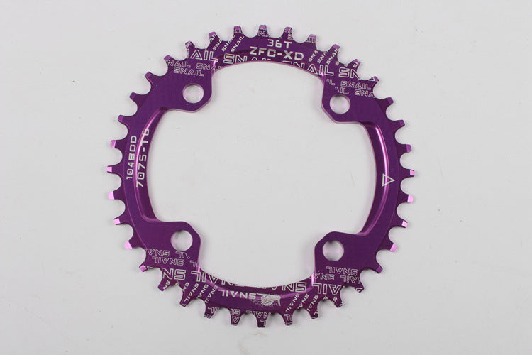 Cross-Border Snail Positive And Negative Tooth Disc 96-104Bcd Mountain Bike Disc Oval Disc