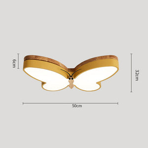 Nordic Simple And Creative Butterfly Bedroom Lamp Eye Protection Cartoon LED