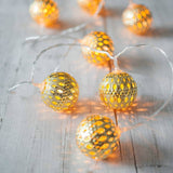 LED Fairy Garland Hollow wrought iron Ball