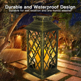 Outdoor Solar Palace Lamp Retro Courtyard Garden Landscape Decoration
