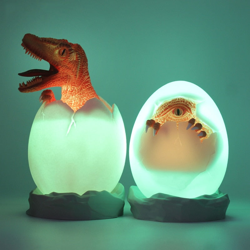 Touch Remote Control Dinosaur Egg Night Light