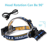 High-power ultra-bright USB charging long-range head-mounted headlights