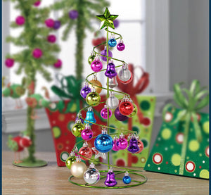 Creative Christmas Ball Metal Desktop Mini Tree