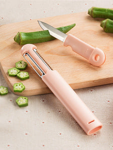 Portable Stainless Steel Peeler Fruit Knife Multi-functional Kitchen Tool