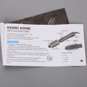 KM-8000 Kemei Automatic Curling Hair Dryer Automatic Rotating Hair Dryer Electric Household Curling Hair Dryer