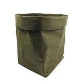 Flower pot supplies washed kraft paper storage bag