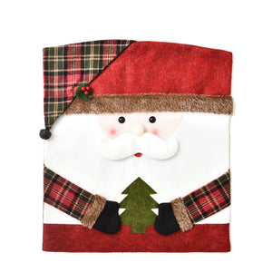Santa Claus Beard Chair Cover Christmas Banquet Fabric