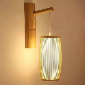 Southeast Asia bamboo plait hall staircase decoration lamp