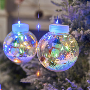 Curtain Lights Decorate Christmas Tree Pendants