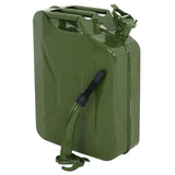 5 Gallon 20L Jerry Can Gasoline Fuel Can Steel Gas Tank Emergency Backup Green