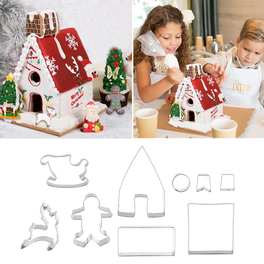 Christmas Cookie Mold Christmas Decorations For Make a  Cookie House