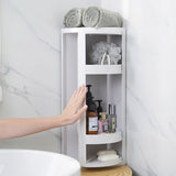Nailless Multi-function Rotating Punch-Free Firm Shower Corner Shelf
