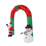 Giant Arch Santa Claus Snowman Inflatable Garden Yard Archway Christmas Ornaments Xmas New Year Festival Party Props Decor