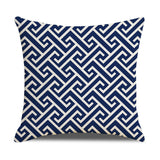Cross-border Pillowcase Simple GeometryHot Sale Linen Pillowcase Sofa Pillow Household Items