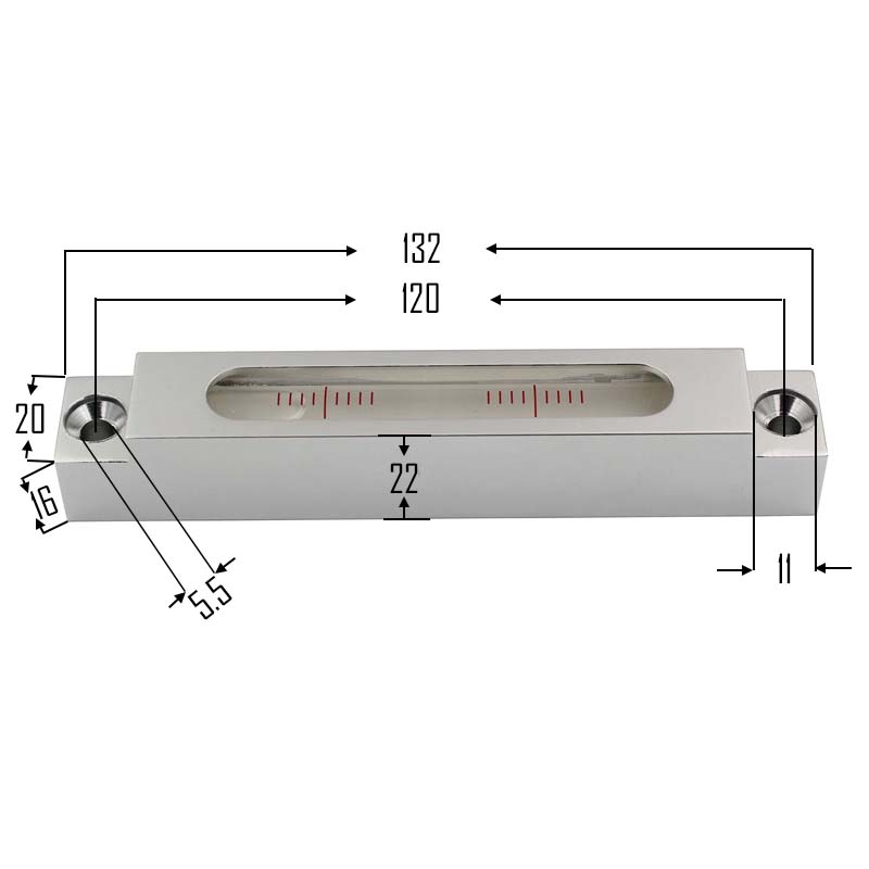 Machine Tool Decoration Measurement Mini Strip Level