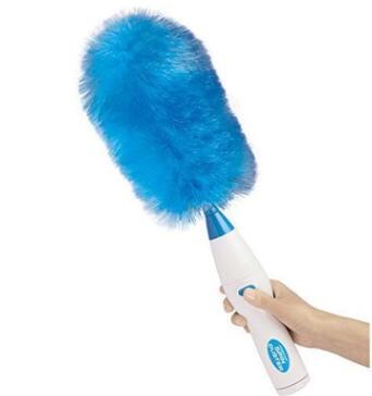 2021 New Electrinic Hair Brush Spin Electric Hand Duster Motorized Dust Baguette Eliminates Dust House Clean Brush