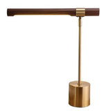 Individual wood grain table lamp