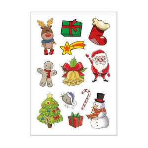 Merry Christmas Santa Claus Luminous Tattoo Sticker