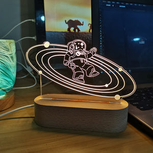 Custom Spotify Note Night Light 3D Dimmable USB Power Customized Colrful Photo Home Decor Festival Gift
