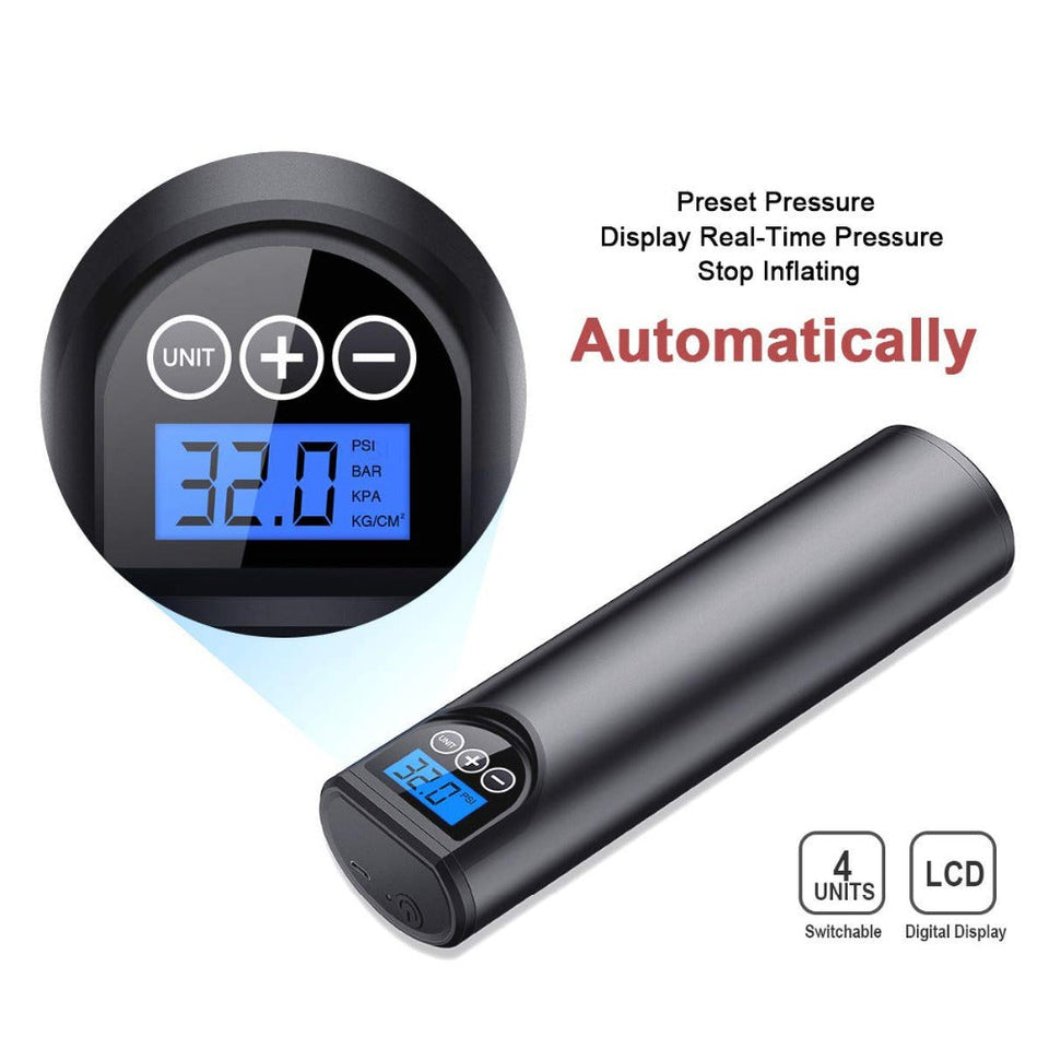 Automobile Tire AirPump Hand Held Multi-functional Intelligent Vehicle Mounted Inflation Mini Portable AirPump