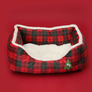 Animals Christmas Sofa Dog Beds Waterproof Bottom Soft Pure Cotton Warm Bed For Dog Xmas Soft Pet Bed CatRemovable Bed Winter