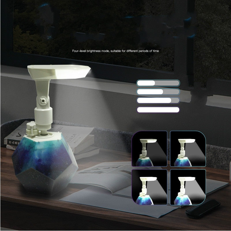 Starry night light rotating projection lamp