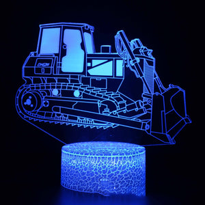 LED colorful touch remote control night light