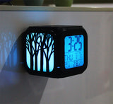 Magnetic Sticky Wall Clock 3D Stereo Alarm Clock