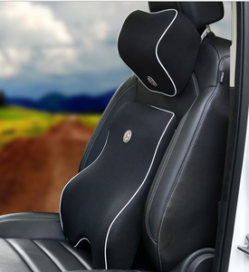 Car Memory Cotton Lumbar Suit Pillow Back Pad Waist Car Interior Seat Four Seasons Universal New Slow Rebound