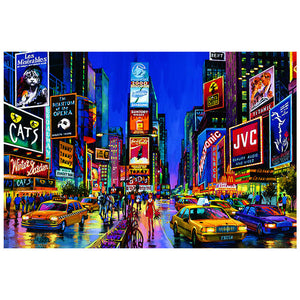 New York Times Square Wallpaper Decoration Painting