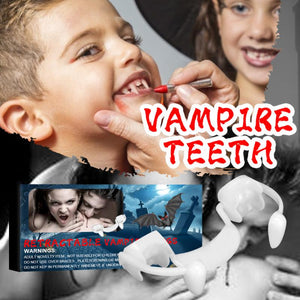 Halloween Vampire Dentures Halloween Retractable Vampire False Small Tiger Teeth Halloween Party DIY Cosplay Decorations