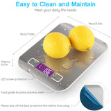 Household stainless steel kitchen electronic scales hardware baking electronic scales kitchen scales