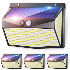 Solar Wall Light Induction Outdoor Courtyard Wall Light 468LED Separate Body