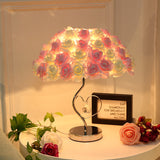 Rose Heart-shaped Table Lamp