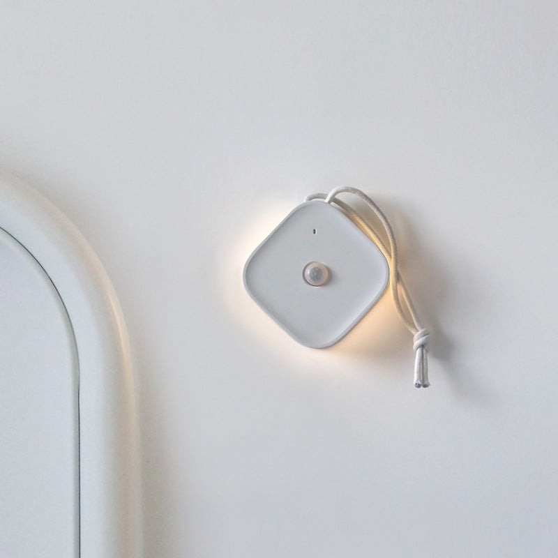 LED Night Wall Lamp Motion Sensor Human Induction Light USB Rechargeable