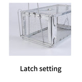 Humane Live Animal Trap Cage, 1-Door Rodent Steel Catch and Release for Raccoons, Cats, Groundhogs, Opossums, Stray Cat, Squirrel, Mole, Gopher, Skunk