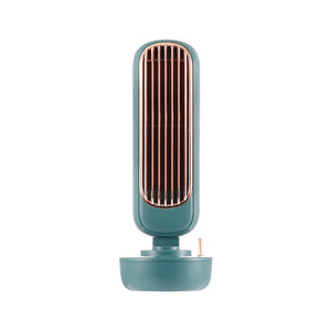 Humidifier Fan 2 in 1 Portable Desktop Mini Fan Humidifier USB Charging Silent Adjustable Spray Office household Cooling Fan