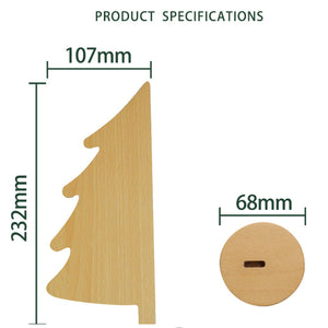 Hot Sale Christmas Tree Light Wooden Folding Led Colorful Table Lamp