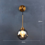 New Glass Wall Lamp For Bedroom Bedside Living Room Background Wall Aisle