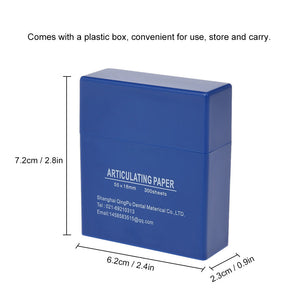 Dental Material Instruments Blue Occlusal Paper