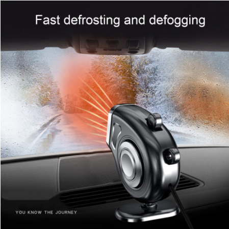 Warm Cold Dual Use Car Low Noise Defog Windscreen Fan Heater Demister Car Heater Fan Heater Window Mist Remover