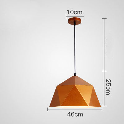 Colorful Geometric Creative Small Hanging Lamps