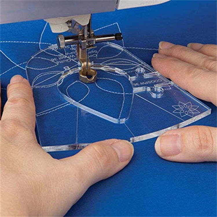 Sewing machine marking scale